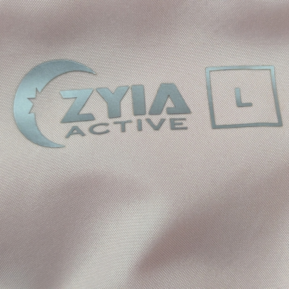 Zyia Bomber Hooded Jacket Blush Pink Size Large - Picture 9 of 11